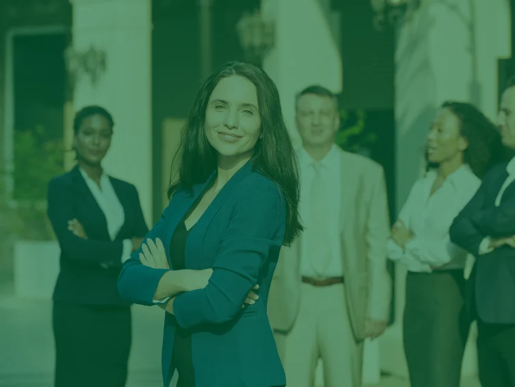 male professional gives presentation on financial topic